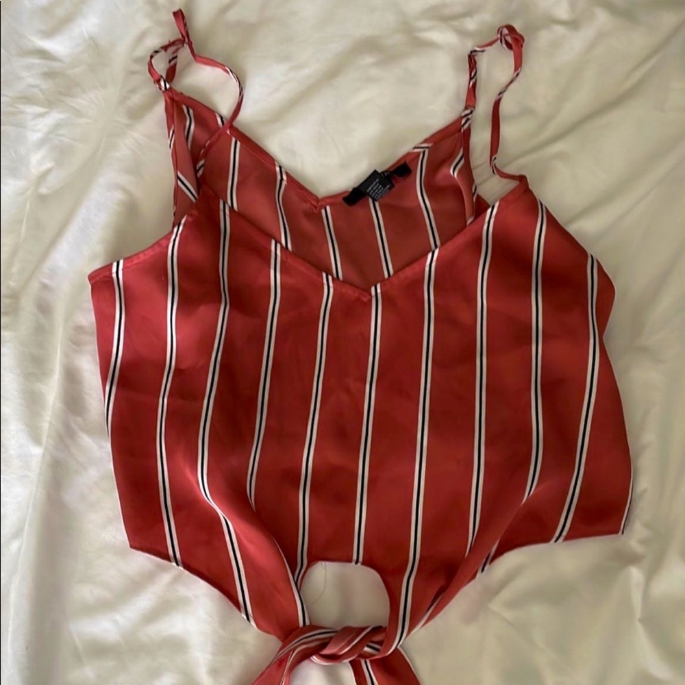forever 21 striped tank top